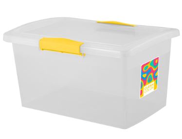 Ящик для чистящих средств Keeplex Clean Color с защелками 3,7л 25,5х17х13,5см, cosmic yellow